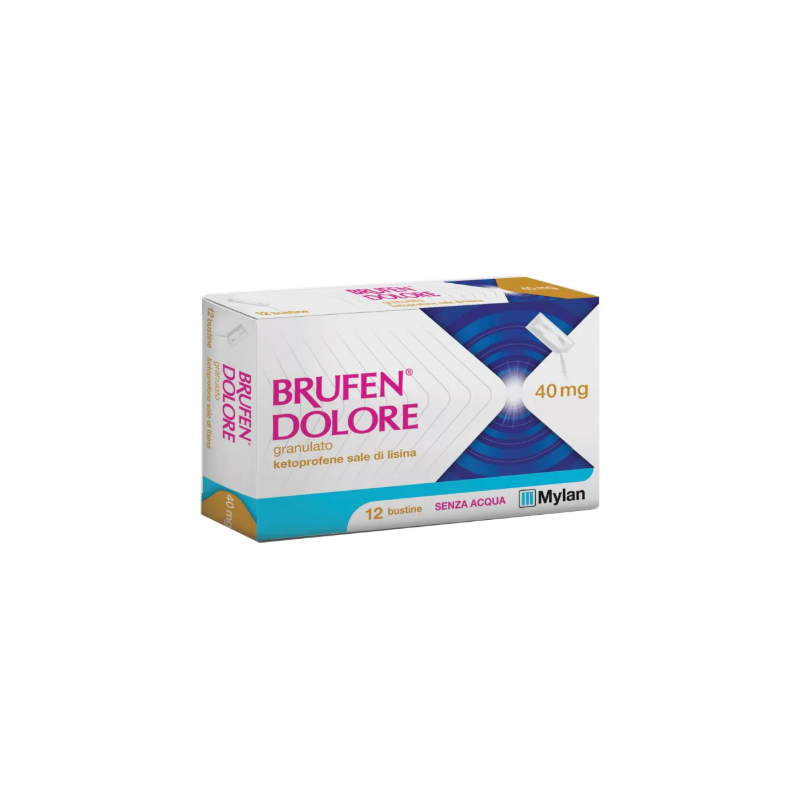 Brufen Dolore 40 Mg sospensione orale Granulato 12 bustine antinfiammatorio Brufen Dolore 40 Mg sospensione orale Granulato 12 bustine antinfiammatorio