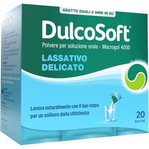 Dulcosoft Polvere trattamento stitichezza occasionale 20 Bustine