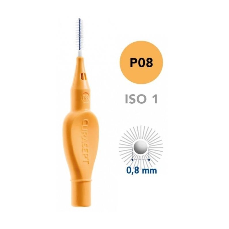 Curasept Proxi P08 Arancio Chiaro/tangerino 5 Pezzi