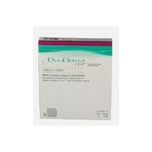 Convatec Italia Medicazione Con Idrocolloidi Sterile Senza Bordo Adesivo Duoderm Cgf 10x10cm 5 Pezzi