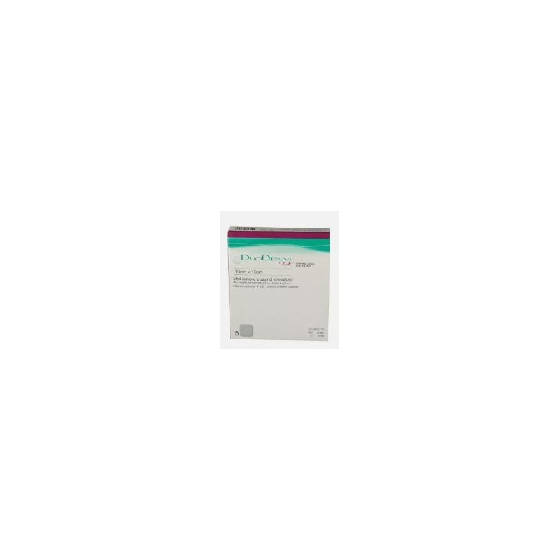 Convatec Italia Medicazione Con Idrocolloidi Sterile Senza Bordo Adesivo Duoderm Cgf 10x10cm 5 Pezzi