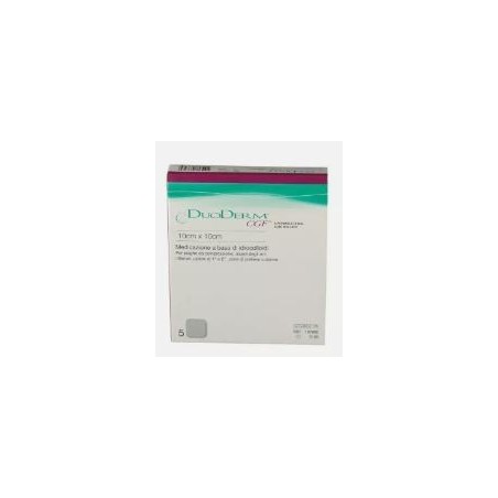 Convatec Italia Medicazione Con Idrocolloidi Sterile Senza Bordo Adesivo Duoderm Cgf 10x10cm 5 Pezzi