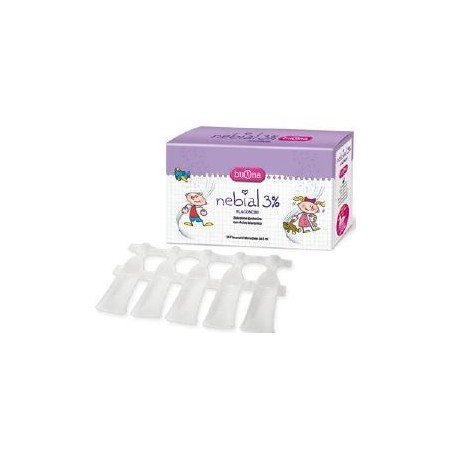 Buona Societa' Benefit Nebial Flaconcini Soluzione Salina Ipertonica 3% Con Acido Ialuronico 20x5 Ml