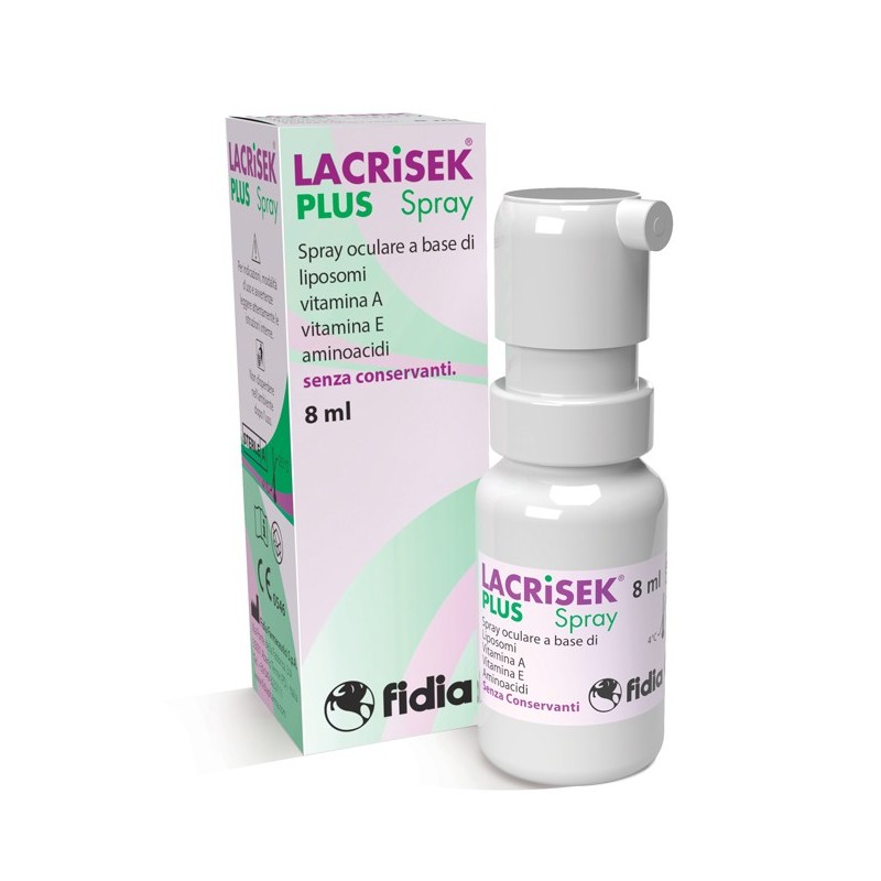 Fidia Farmaceutici Lacrisek Plus Spray Senza Conservanti Soluzione Oftalmica 8 Ml Fidia Farmaceutici Lacrisek Plus Spray Senza Conservanti Soluzione Oftalmica 8 Ml