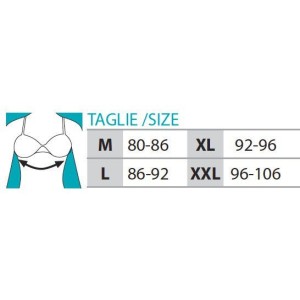 Orione 9696 reggiseno post-operatorio bianco m