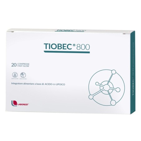 Tiobec 800 20 compresse fast-slow 32 g