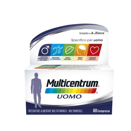Multicentrum Uomo Integratore  Multivitaminico - 60 Compresse