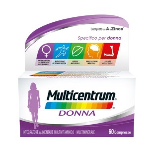 Multicentrum Donna integratore multivitaminico - 60 Compresse