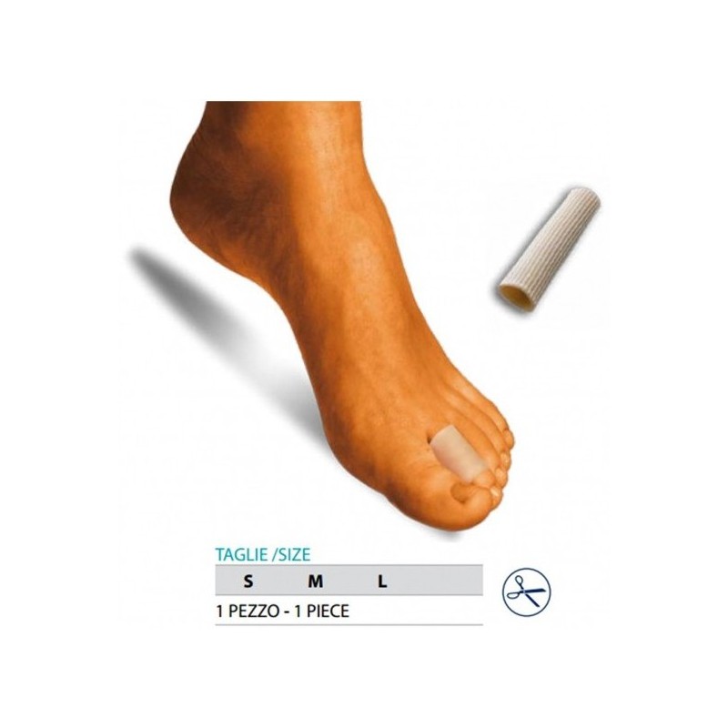 Orione ok ped g106 tubo proteggi dita gel polimero rivestito m 1 pezzo