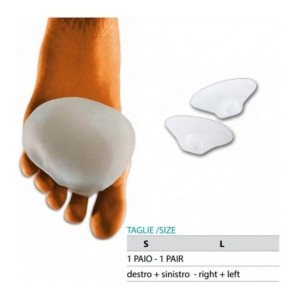 Orione ok ped g201 cuscinetto metatarsale gel polimero destro + sinistro l 1 paio
