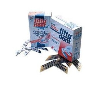 Ideco Fittydent Comfort Presagomato Cuscinetti Adesivi 15 Pezzi