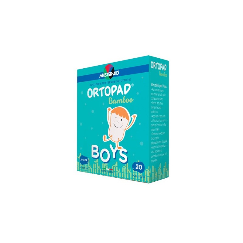 Cerotto oculare per ortottica ortopad boys m 5,4x7,6 20 pezzi Cerotto oculare per ortottica ortopad boys m 5,4x7,6 20 pezzi