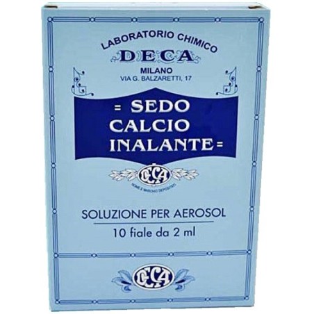 Deca Laboratorio Chimico Sedo Calcio Inalante Soluzione Aerosol 10 Fiale 2 Ml