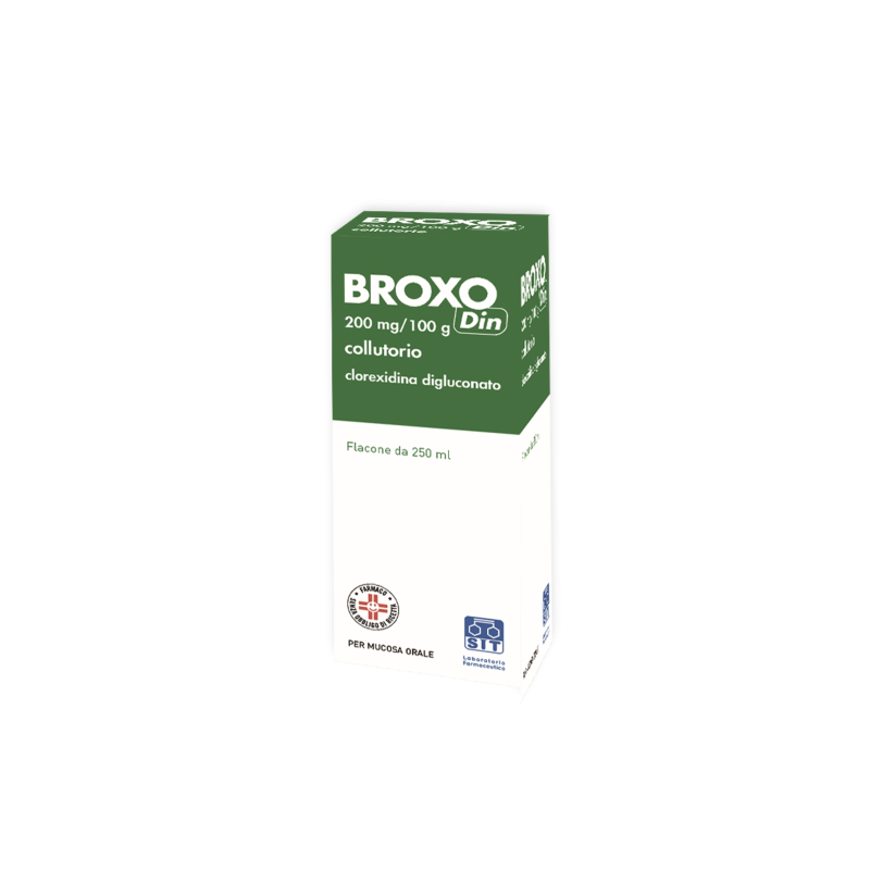 Sit Laboratorio Farmac. Broxo Din 200 Mg/100 g Collutorio Clorexidina Digluconato