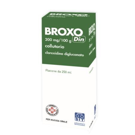 Sit Laboratorio Farmac. Broxo Din 200 Mg/100 g Collutorio Clorexidina Digluconato
