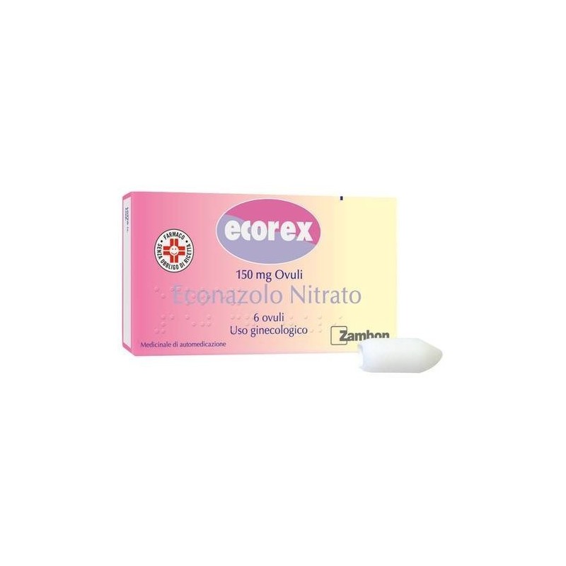 Teofarma Ecorex 150 Mg 6 Ovuli Econazolo Nitrato