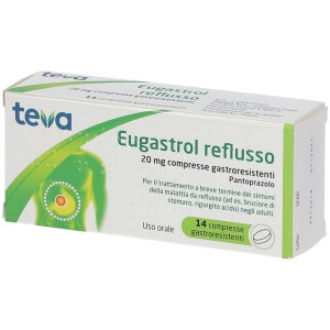 Eugastrol Reflusso 20 Mg 14 Compresse Gastroresistenti Pantoprazolo Medicinale Equivalente