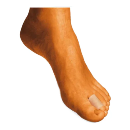 OK Ped Tubo proteggi dita in gel polimero Rivestito Taglia S 1 Pezzo