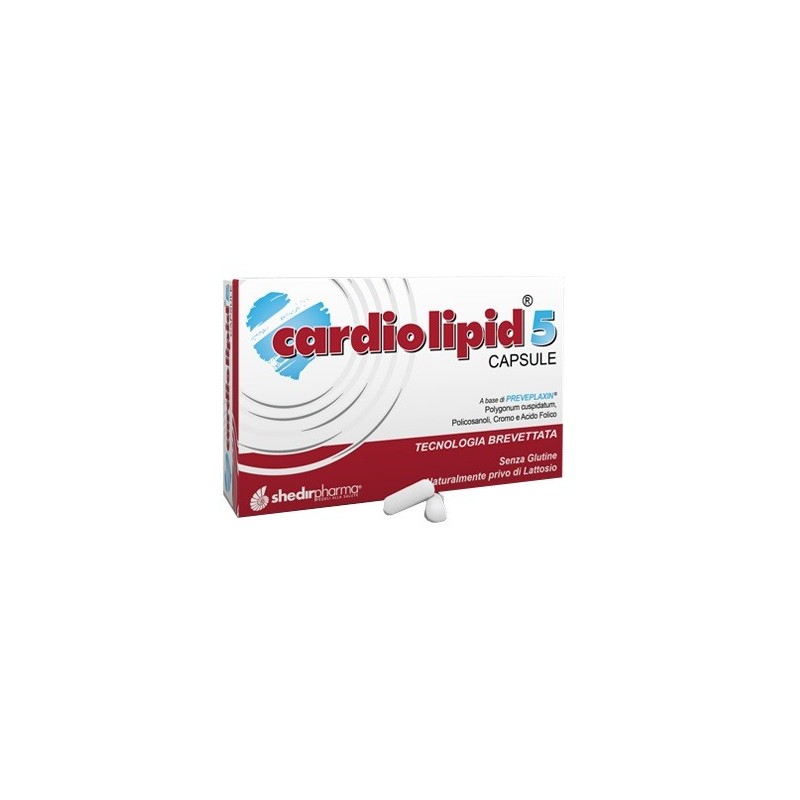 Cardiolipid 5 Integratore per il colesterolo 30 capsule Cardiolipid 5 Integratore per il colesterolo 30 capsule