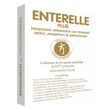 Bromatech Enterelle Plus Fermenti Lattici - 24 Capsule Bromatech Enterelle Plus Fermenti Lattici - 24 Capsule
