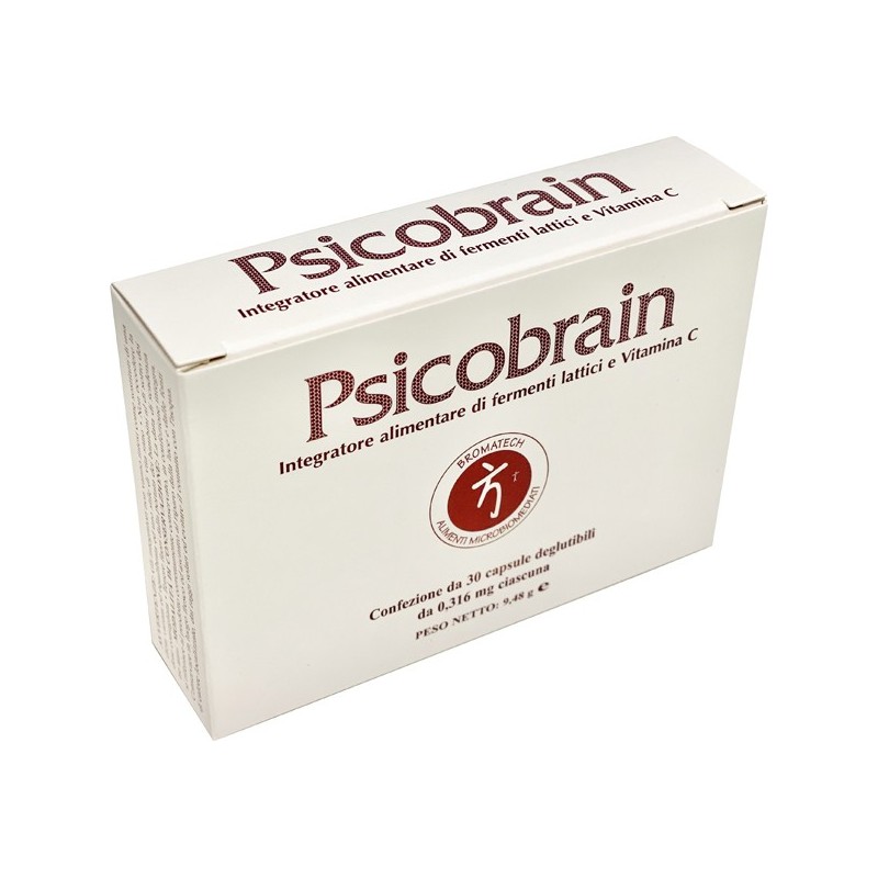 Bromatech Psicobrain Integratore di Fermenti Lattici - 30 Capsule