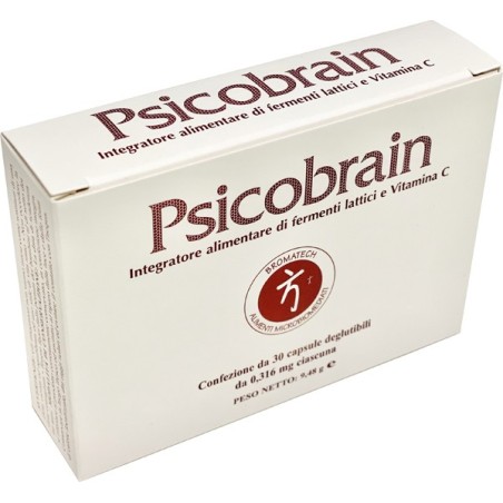 Bromatech Psicobrain Integratore di Fermenti Lattici - 30 Capsule