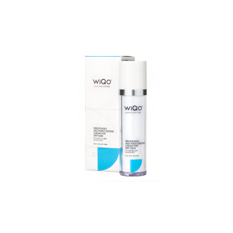 Wiqo crema nutriente ed idratante pelli secche viso 50 ml