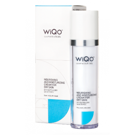 Wiqo crema nutriente ed idratante pelli secche viso 50 ml