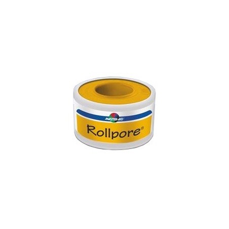 Cerotto in rocchetto master-aid rollpore tessuto non tessuto 5x1,25