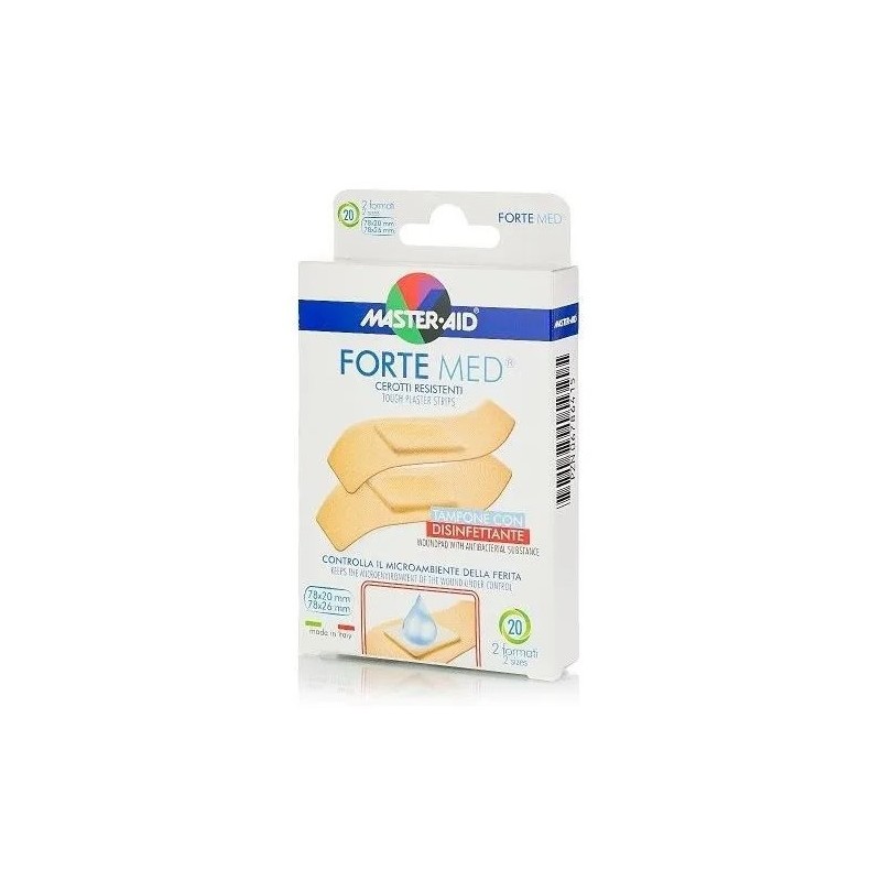 Cerotto master-aid forte med 2 formati 20 pezzi