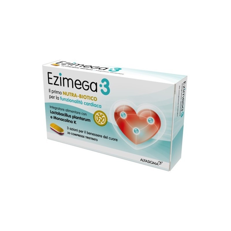 Ezimega 3 funzionalità cardiaca 20 Compresse