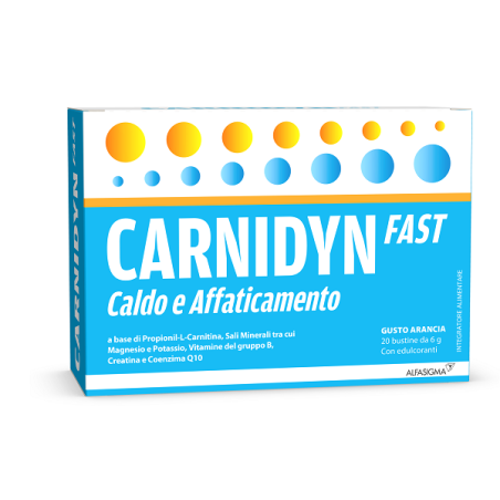 Carnidyn Fast caldo e affaticamento 20 Bustine