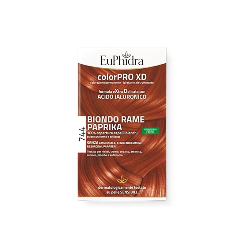 Euphidra colorpro gel colorante capelli xd 744 paprika 50 ml in flacone + attivante + balsamo + guan Euphidra colorpro gel colorante capelli xd 744 paprika 50 ml in flacone + attivante + balsamo + guan