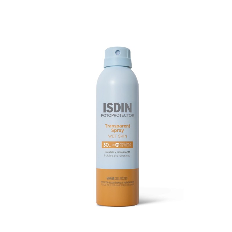 Isdin Fotoprotector Trasparent Wet skin spray Spf 30 250 Ml
