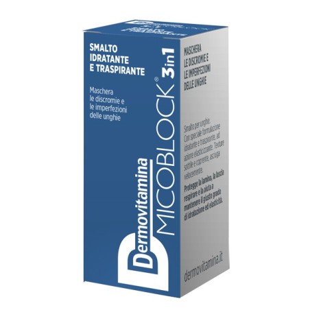 Pasquali Dermovitamina Micoblock 3 In 1 Smalto Idratante E Traspirante Blu 5 Ml Pasquali Dermovitamina Micoblock 3 In 1 Smalto Idratante E Traspirante Blu 5 Ml