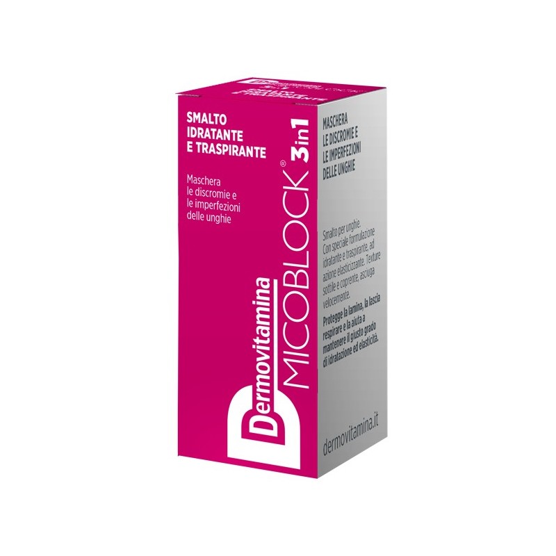 Pasquali Dermovitamina Micoblock 3 In 1 Smalto Idratante E Traspirante Fucsia 5 Ml Pasquali Dermovitamina Micoblock 3 In 1 Smalto Idratante E Traspirante Fucsia 5 Ml