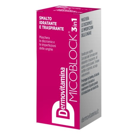 Pasquali Dermovitamina Micoblock 3 In 1 Smalto Idratante E Traspirante Fucsia 5 Ml Pasquali Dermovitamina Micoblock 3 In 1 Smalto Idratante E Traspirante Fucsia 5 Ml