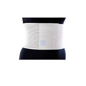 Orione 3016 fascia toracica tessuto millerighe h cm16 bianco xl