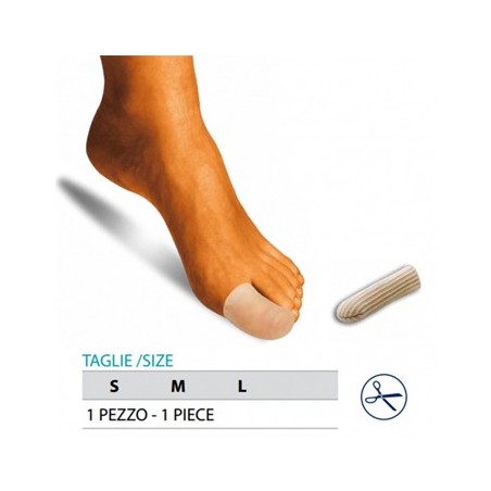 Orione ok ped g105 cappuccio proteggi dita gel polimero rivestito tessuto l 1 pezzo