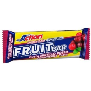 Proaction Fruit Bar Barretta Energetica Al Mirtillo Rosso 40 G