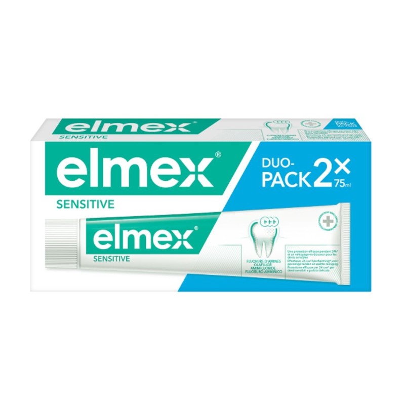 Elmex sensitive dentifricio bitubo 2x75 ml