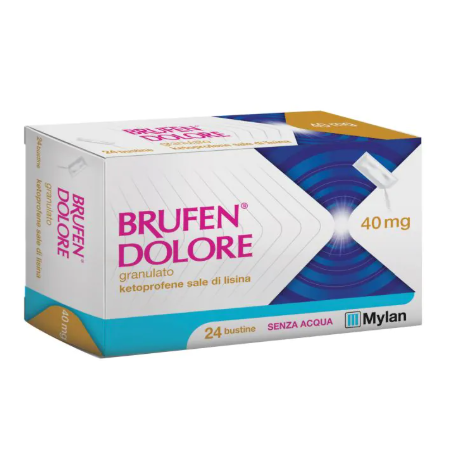 Brufen Dolore 40 Mg Granulato antinfiammatorio 24 bustine