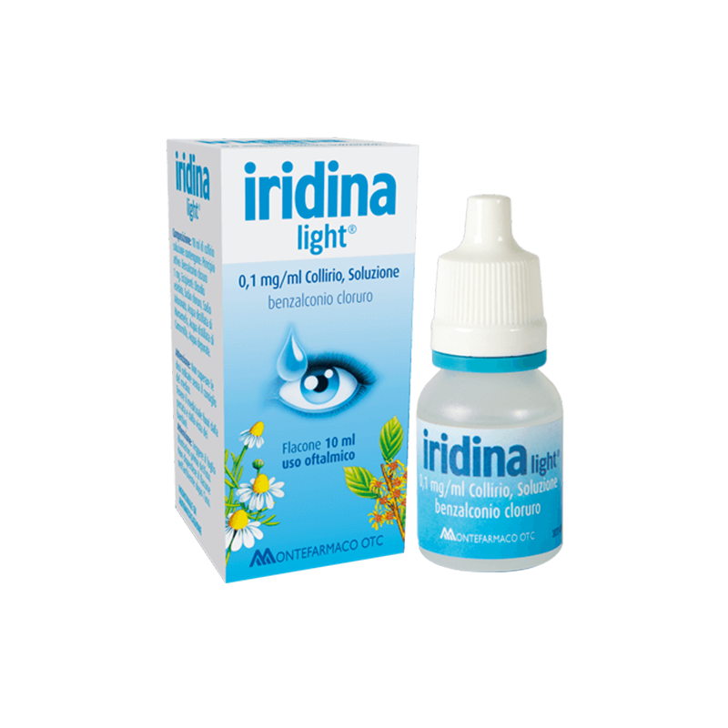 Iridina Light 0,1mg/ml Collirio Soluzione Benzalconio Cloruro 10 ml