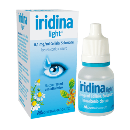 Iridina Light 0,1mg/ml Collirio Soluzione Benzalconio Cloruro 10 ml