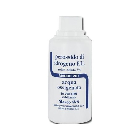 Marco Viti Farmaceutici Acqua Ossigenata 10 Volumi 3% 200 G Marco Viti Farmaceutici Acqua Ossigenata 10 Volumi 3% 200 G