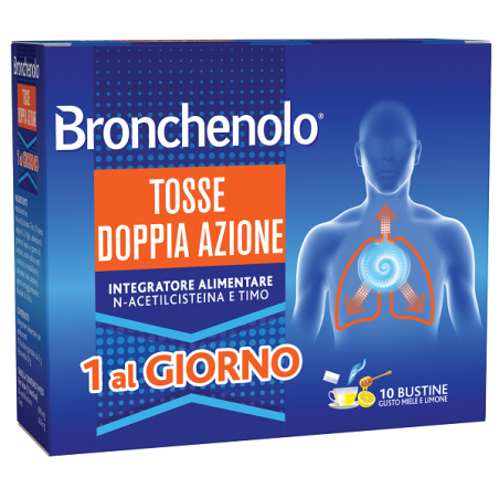 Bronchenolo Tosse Doppia Azione - 10 Bustine