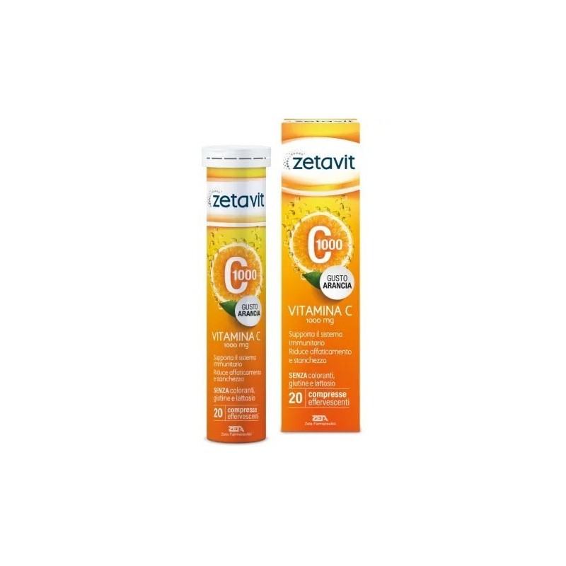 Zetavit c1000 20 compresse effervescenti Zetavit c1000 20 compresse effervescenti