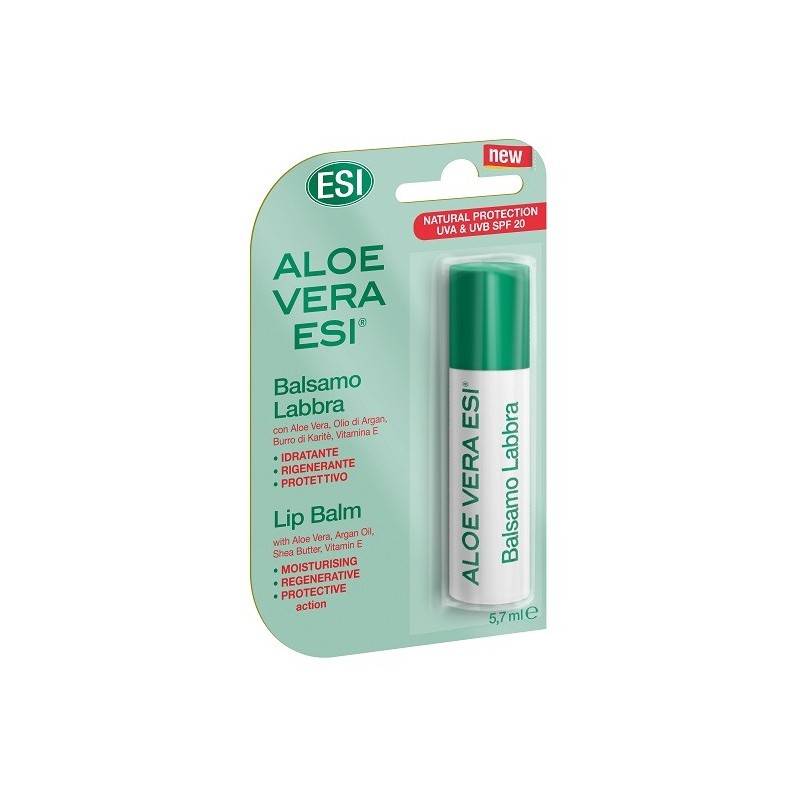 Aloe vera esi stick spf 20 labbra