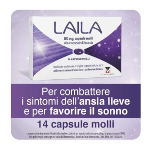Laila 14 Capsule Molli Olio Essenziale Di Lavanda