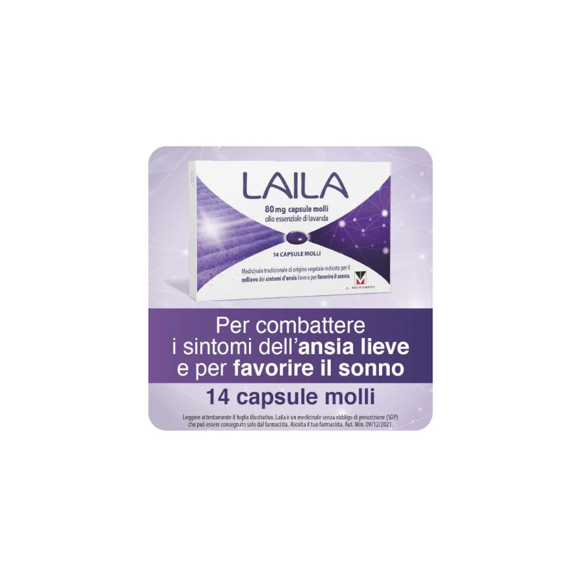 Laila 14 Capsule Molli Olio Essenziale Di Lavanda